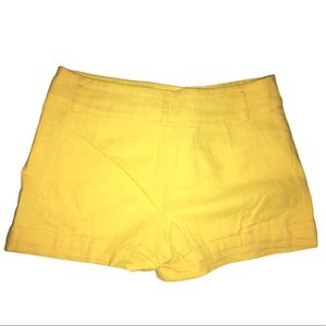 Yellow shorts